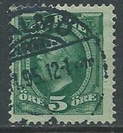 1891-04 SVEZIA USATO EFFIGIE 5 ORE - ZX0.4-2 - Oblitérés