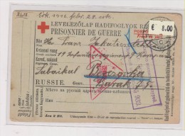 RUSSIA POW Postal Stationery WW I - Storia Postale