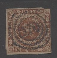 Danimarca - 1858 - Usato/used - Corona - Mi N. 7b - Used Stamps