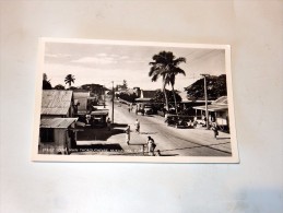 Carte Postale Ancienne : TONGA : Street Scene Main Thoroughfare, NUKALOFA - Tonga