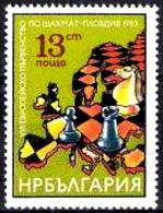 BULGARIE ECHECS, CHESS, AJEDREZ.  Yvert N° 2783 ** MNH. - Schach