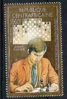 CENTRAFRIQUE Echec, Echecs, Chess, Ajedrez. Yvert PA 282 Dentele, Perforate ** MNH - Schach