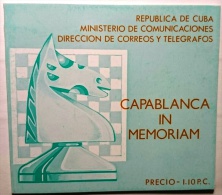 CUBA Echec, Echecs, Chess, Ajedrez. Yvert  Carnet N° 2409 ** MNH (2 Scan) - Scacchi