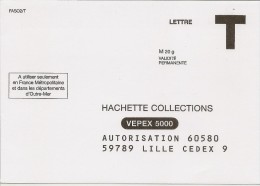 Enveloppe Réponse T Hachette Collections - Cards/T Return Covers