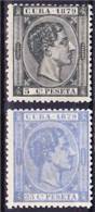 2015-0585 Cuba Edifil 50 Y 53 NSG (*) - Kuba (1874-1898)