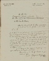-FRANC-MACONNERIE-Lettre De St.Omer(1805)du Vénérable De La R L De L'Heureuse Réunion à L'Ordre De St. Omer - Religion & Esotericism