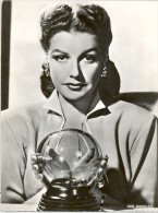 FOTOGRAFIA DE ANN SHERIDAN  , ACTRICES , CINE , CHOCOLATES CLOVIS, APROX. 17 CM. X 22 CM. - Photographs