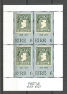 787 * IRLAND * BLOCK 1 * 50 JAHRE POST * 1972 * UNGEBRAUCHT ** !! - Blocks & Kleinbögen