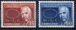 DANEMARK - GROELAND 1963 YVERT N° 53/54- NEUF** A SAISIR - Unused Stamps