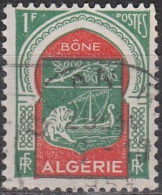 Algérie 1956 Michel 355 O Cote (2005) 0.60 Euro Armoirie Bône Cachet Rond - Usati