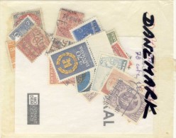 DANEMARK # VRAC DE 24 TIMBRES OBLITERES # - Verzamelingen