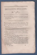 BULLETIN DES LOIS 1811 - REFUGE VERSAILLES - REFUGE LA ROCHELLE - COULONGES 79 - POISSY 78 - THEATRES PARIS - SAVERNE - Décrets & Lois