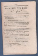 BULLETIN DES LOIS 1811 - NAPLES AYME - PRISON MELUN - CASERNES & BATIMENTS MILITAIRES - ROME - DOUANES - MAJORATS - Décrets & Lois