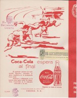 II JUEGOS MEDITERRANEOS DE BARCELONA DEL 16 AL 25 JULIO DEL 1955 CON DOBLE SELLO DEL C.O.E (COCA-COLA-COKE) - Andere & Zonder Classificatie