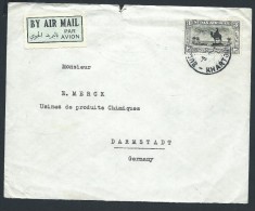 SOUDAN - Enveloppe Pour L ' Allemagne Par Avion ( étiquette ) En 1933 - à Voir - Lot P13863 - Soudan (...-1951)