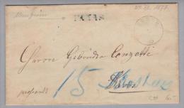 Heimat GR Fatas 1875-12-27 Lang-O Blau BOM Taxiert - Lettres & Documents