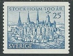 1953 SVEZIA STOCCOLMA 25 ORE MH * - ZX7.9 - Unused Stamps