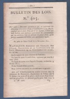 BULLETIN DES LOIS 1811 - MONTATAIRE OISE - MENDICITE BORDEAUX - DESERTEURS - DROITS D'IMPORTATION LAINES ETATS DU NORD - Décrets & Lois