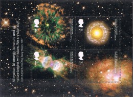 Hojita GRAN BRETAÑA, England Stars Astronomy 2002, Complet Shet ** - Unused Stamps