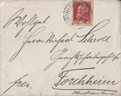 BAVARIA, PRINCE LUITPOLD, STAMPS ON COVER, 1912, GERMANY - Cartas & Documentos