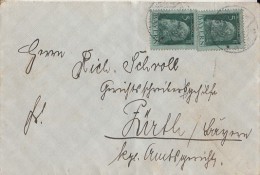 BAVARIA, PRINCE LUITPOLD, STAMPS ON COVER, 1912, GERMANY - Cartas & Documentos