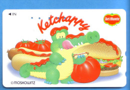 Japan Japon Telefonkarte Télécarte Phonecard - Krokodil Krokodile Del Monte Hot Dog Hamburger  Tomate - Coccodrilli E Alligatori