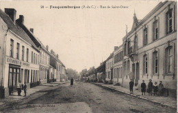 FAUQUEMBERGUE RUE DE SAINT OMER CPA NO 20 ANIMEE ESTAMINET - Fauquembergues