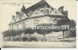 Carte Postale : Ligny Le Chatel - L´Abside De L´Eglise - Ligny Le Chatel