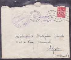 Cachets Militaires - Lettre - Militaire Stempels Vanaf 1900 (buiten De Oorlog)