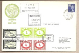 Regno Unito - Lettera Speciale Con Erinnofili: Rheidol Railway - 1973 - Tramways