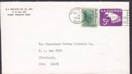 United States Uprated Postal Stationery Ganzsache Entier PRIVATE Print R.F. BEAULIEU OIL Co. BARRE VT 1968 Adler Eagle - 1961-80