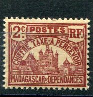 MADAGASCAR  N° 8 *   (Y&T)  (Taxe) (Charnière) - Postage Due