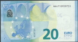 € 20  AUSTRIA  NA N007 G4  DRAGHI  UNC - 20 Euro