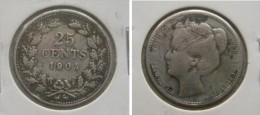 PAYS BAS / NETHERLANDS - 25 Cents 1904 - 1815-1840: Willem I