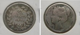 PAYS BAS / NETHERLANDS - 25 Cents 1904 - 1815-1840: Willem I.