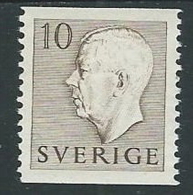 1954 SVEZIA GUSTAVO VI ADOLFO 10 ORE MH * - ZX8 - Unused Stamps