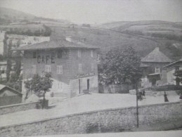 CPA Rhône Lamure Sortie De La Gare - Lamure Sur Azergues