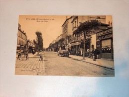 Carte Postale Ancienne : ABLON : Rue Du Bac, Animé, Agence Ablonaise, Voiture - Ablon Sur Seine