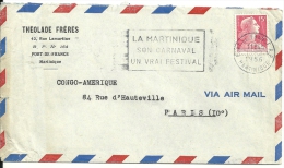 France Port-de-France Martinique 1956 / Carnaval - Carnavales