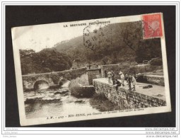 Bon Repos Gouarec Vieux Pont 1 Franc Pétain  Héxagonale  1942 - Gouarec