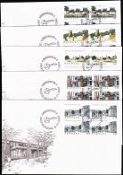 2002. Houses I. 5 Ex. 4-Block. FDC 8.11.2002. (Michel: 1321-1325) - JF181275 - Storia Postale