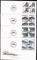 2002. Landscapes. 4 Ex. 4-Block. FDC 15.5.2002. (Michel: 1306-1309) - JF181368 - Covers & Documents