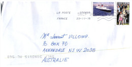 (136) France To Australia - Paquebot France - Other (Sea)