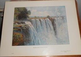 Zimbabwe. Vue Des Chutes Victoria. Zambèze. Photogravure. 1914. - Zimbabwe