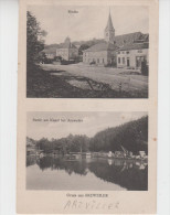 57 - GRUSS AUS ARZWEILER - ARZVILLER / KIRCHE - PARTIE AM KANAL - Arzviller