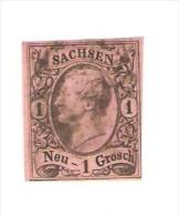 Stamps - Germany, Sachsen,  9 B - Saxe