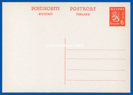 FINLAND 1945-52 PREPAID CARD 6Mk. ORANGE-RED HIGGINS & GAGE 96 UNUSED EXCELLENT CONDITION - Entiers Postaux