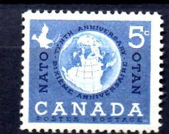 CANADA' 1959 , Serie Yvert N. 311  ***  MNH  Nato - Unused Stamps