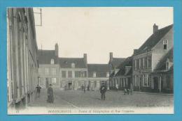 CPA Facteur - Postes Et Télégraphes Rue CVoppens HONDSCHOOTE 59 - Hondshoote