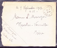 Guerre 1914-1918 - Lettre - Guerre De 1914-18